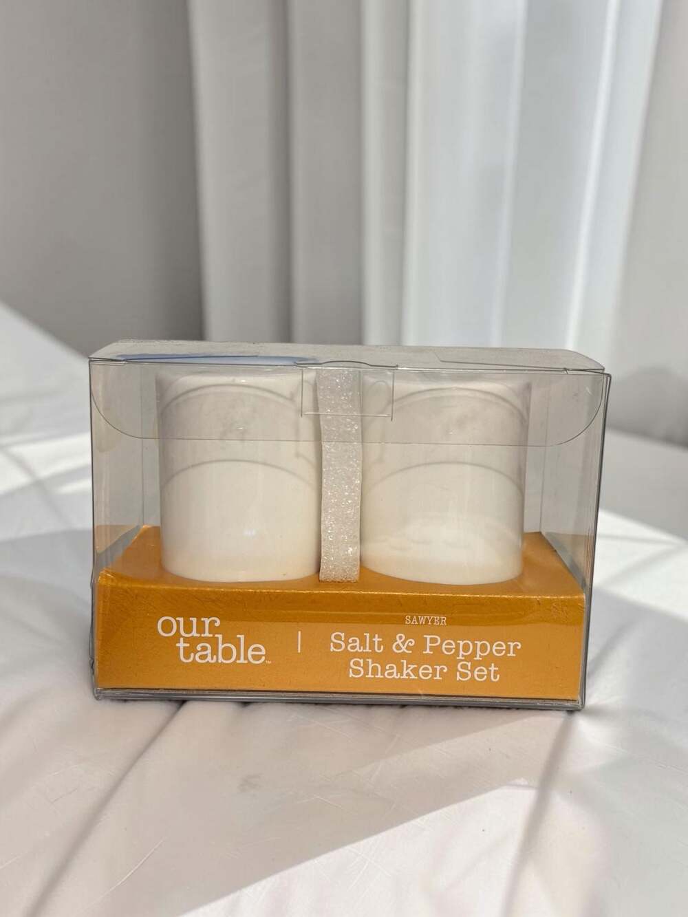 Our Table Sawyer Salt & Pepper Shaker Set New
